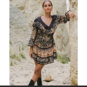 Spell & The Gypsy Collective mystic nightfall mini dress